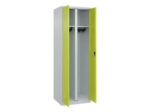 locker voor scheiding van kleding,HxBxD 1850x600x500mm,2vak