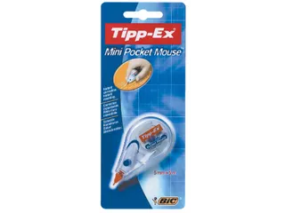 Correctietape Tipp-Ex mini pocket mouse 5mmx6m blister à 1 stuk - 1