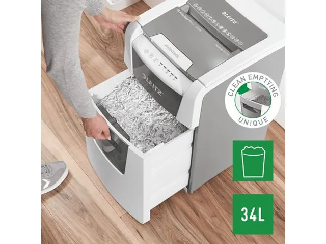 Papiervernietiger Leitz IQ Auto+ Small Office 100 P-5 snippers 2x15mm