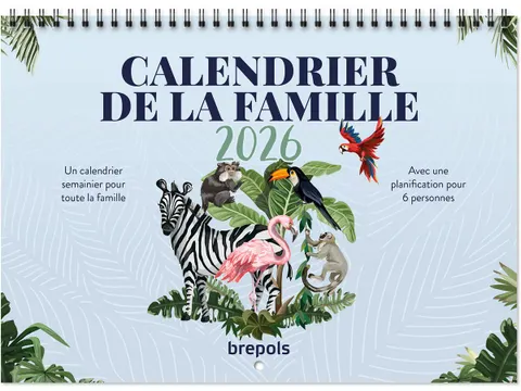Calendrier Semaine, Français, 2026