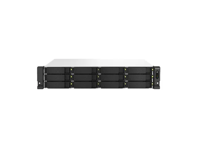 QNAP TS-1264U-RP, NAS, Rack (2U), Intel Celeron, 8 GB, DDR4, 0 TB