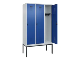 locker,HxBxD 2120x1200x500mm,3vak,vak B 400mm,draaigrendel - 1
