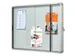 Nobo Binnenvitrine Schuifdeur 8xA4 Metaal