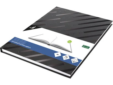 Dummyboek Kangaro A4 zwart hard dessin glans cover 80 blad 140 grams b