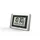 Digitale wandklok Technoline WS 8028 220x150x56mm zilver