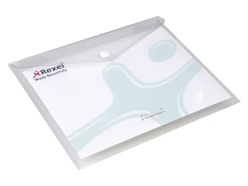 Enveloptas Rexel Ice A5 Transparant