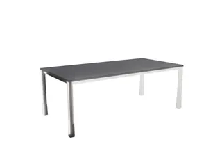 In hoogte verstelbaar bureau,HxBxD 720-840x2000x1000mm,CC-zwart - 2