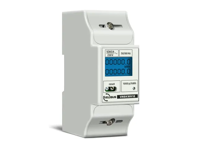 Eenfasige KWH-Meter Voor DIN-Rail Montage - 2Modules