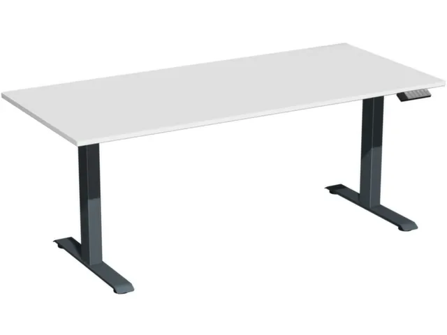 Bureau à hauteur réglable élec. HxlxP 630-1280x1800x800mm