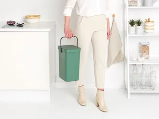 Afvalemmer Sort & Go 12 Liter Groen - 10