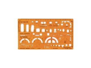 Sjabloon Standardgraph architect werkplan 1, 1:50 - 1