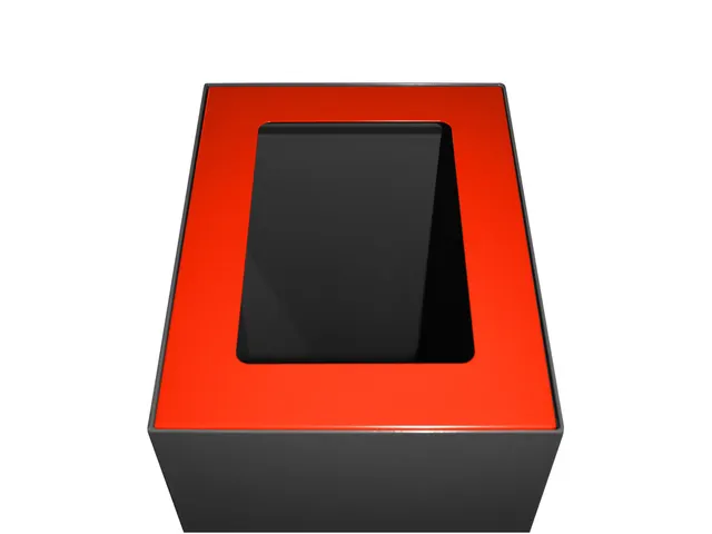 Top modulaire afvalscheidingsunit 60 liter Rood