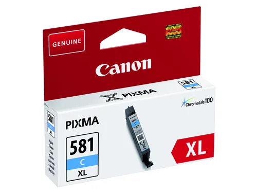 Inktcartridge Canon CLI-581XL Cyaan HC