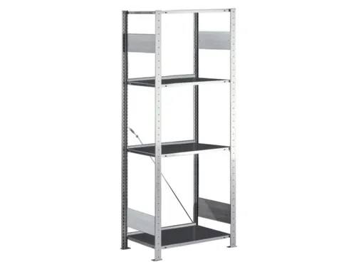 Inhaakstelling Aanslagrand Basisveld 1850x750x300mm 4legborden