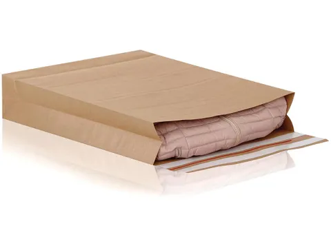 Envelop met blokbodem 400x500mm 120gr bruin zelfklevend doos 100 stuks