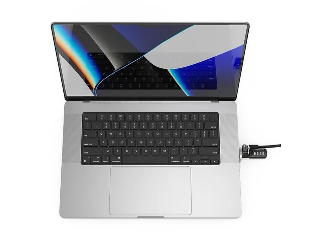 Compulocks MBPR16LDG02CL, Combinatieslot, Vergrendelbeugel, Zwart, Zil