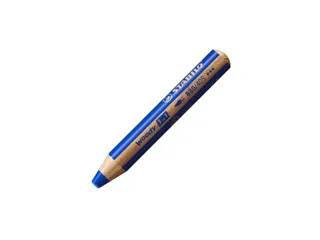 Kleurpotloden STABILO 880 woody 3 in 1 multitalent blauw - 1
