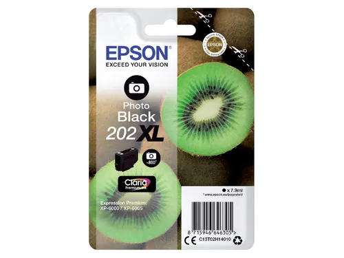 Inktcartridge Epson 202XL T02H14 foto zwart HC C13T02H14010