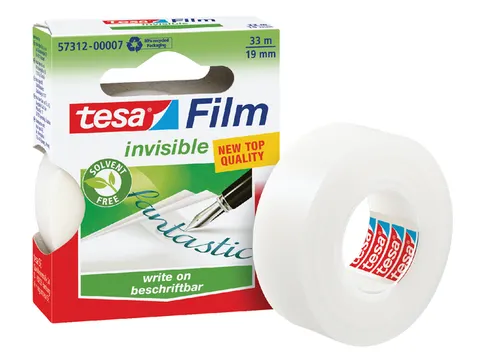 Onzichtbaar plakband Tesa film 19mmx33m