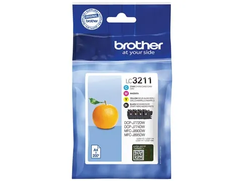 inktcartridge 400 pagina's LC-3213VAL 4 kleuren