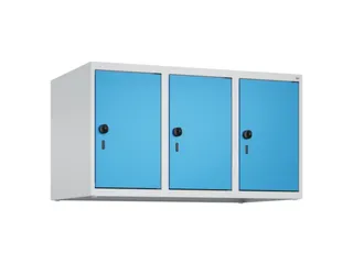 opzetkast,v. locker,3vak.,vak B 300mm,HxBxD 500x900x500mm,draaigrendel - 2