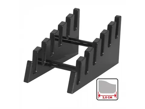 CaterChef Snijbladen standaard voor 6 bladen HDPE Zwart