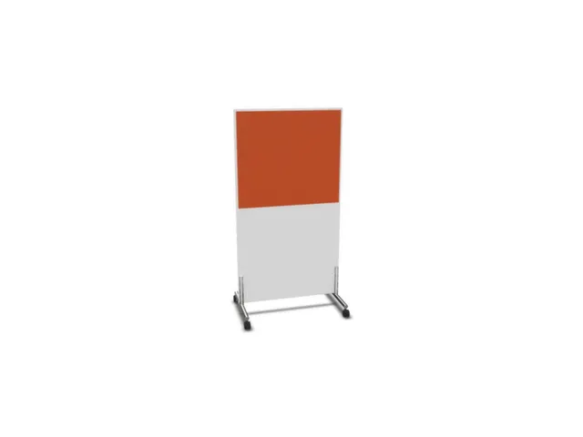 cloison de séparation,Hxl 1545x800mm,Bl-blanc,BN3012-orange