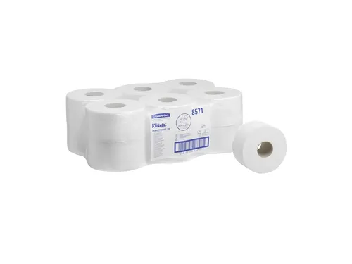 Toiletpapier Kleenex jumbo 2-laags 180m wit