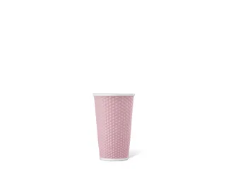 Beker porselein Les Artistes Paris 450ml met siliconen grip Roze - 1