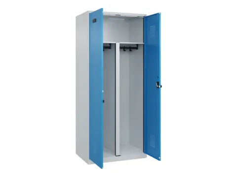 PBM-locker,HxBxD 1850x800x500mm,2vak,vak B 400mm,draaigrendel