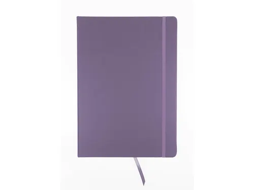 Schetsboek Kangaro A4 heather purple PU HC 80 vel 140gr roomwit met el