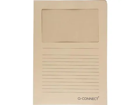 L-Map Met Venster A4 120 Grams 100 stuks Kraft