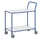 tafelwagen,draagverm. 150kg,2xstaalplaat,laadvl. LxB 760x430mm