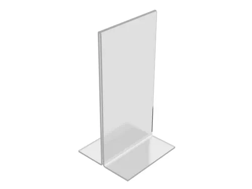 Europel Kaarthouder T-standaard 105 x 210 mm Staand Acryl