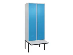 locker voor scheiding van kleding,HxBxD 2120x800x815mm,2vak
