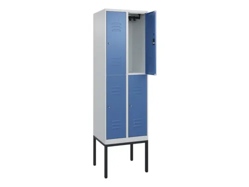 dubbeldekse locker,HxBxD 2120x600x500mm,2x2vak.,vak B 300mm