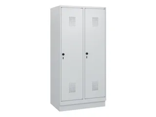 schoollocker,HxBxD 1630x800x500mm,2vak,vak B 400mm,draaigrendel,sokkel - 2