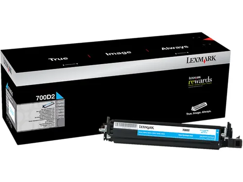 70C0D20 Lexmark 700D2 CS/CX developer cyaan 40.000pagina's