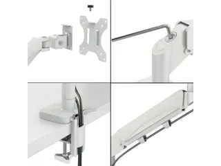 Monitor en laptoparm 2 Schermen Leitz Ergo grijs - 5