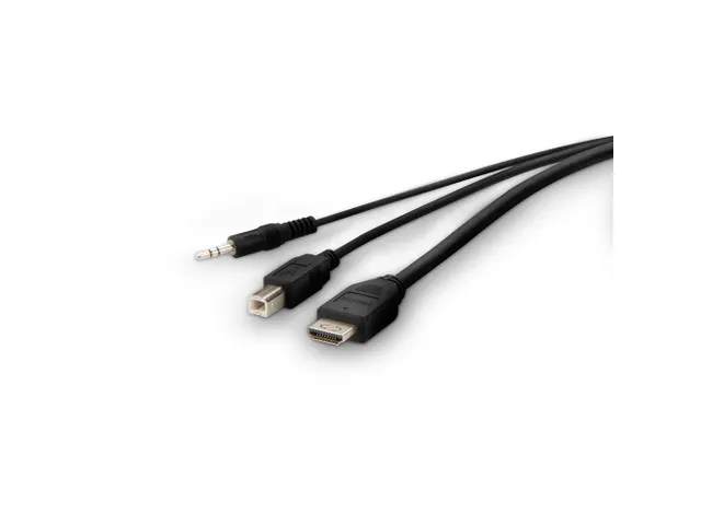 Dual Hdmi/usb/aud Cbl Hdmi M/m Usb A/b 6