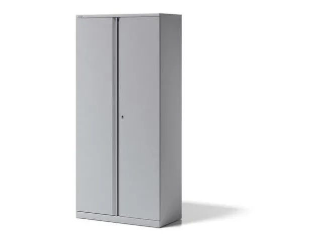 kantoorkast openslaande deuren HxBxD 1970x914x470mm Stalen Lichtgrijs