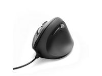Verticale ergonomische muis EMC-500, met kabel, 6 knoppen, zwart