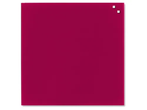 Glasmagneetbord Naga 45x45cm rood