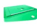 enveloptas groen A4 liggend met klittenbandsluiting