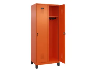locker,HxBxD 1950x800x500mm,2vak,vak B 400mm,draaigrendel,voeten - 2