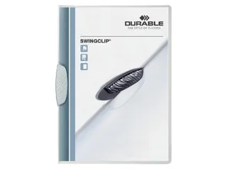 Klemmap Durable 2260 swingclip wit A4 3mm - 1
