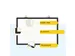 BRASQ Magnetisch Whiteboard 60x45cm Zwart met accessoire set