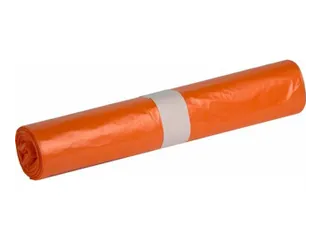 Afvalzak 58x100cm Oranje T23 80 Liter doos 20x25 Stuks - 1