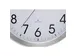 Wandklok MAUL Move RC Ø40cmxx4.5cm aluminium/wit incl.batterij