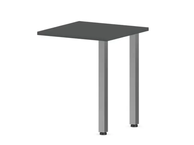 aanbouwtafel,i.h.v.,HxBxD 720-840x600x600mm,MS-donkergrijs